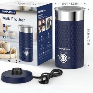 Milk Frother, 4-in-1 Electric Milk Steamer, Automatic Warm and Cold